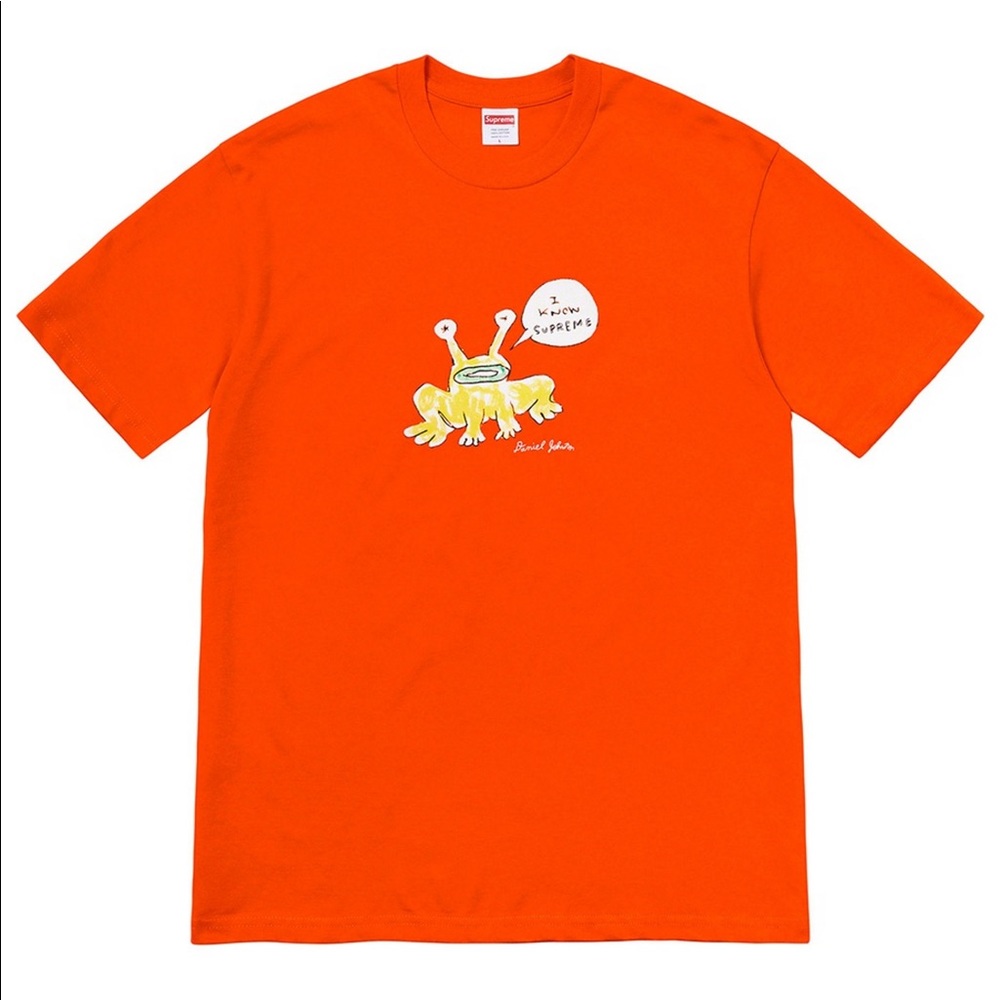 Supreme Daniel Johnston Frog Tee Med.